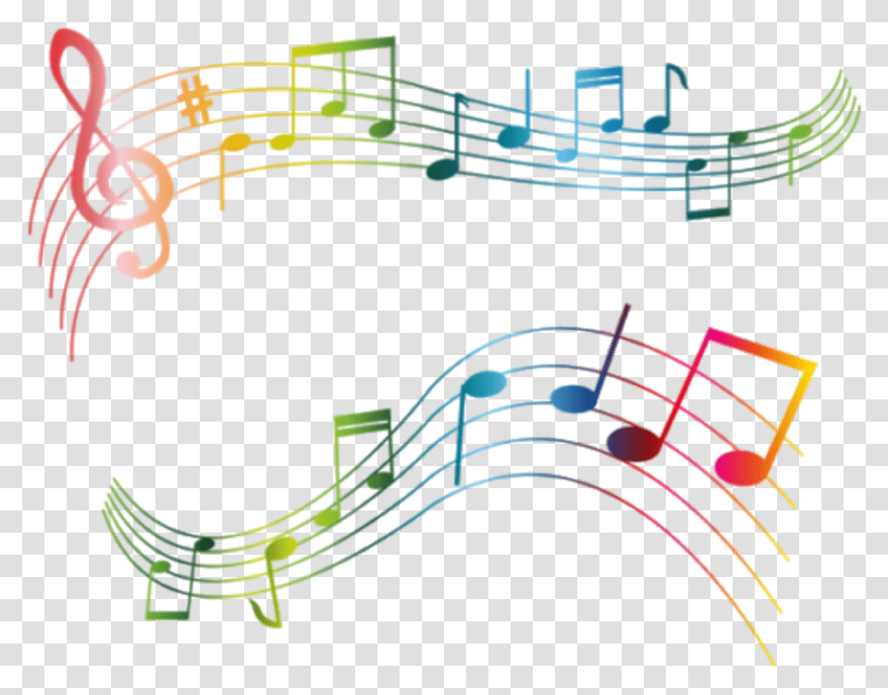 Notas Sticker Background Colorful Music Notes, Urban, Light, Graphics, Art Transparent Png
