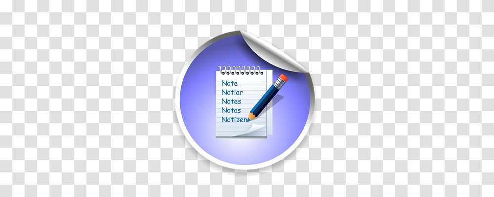 Note Tool, Pencil, Disk Transparent Png