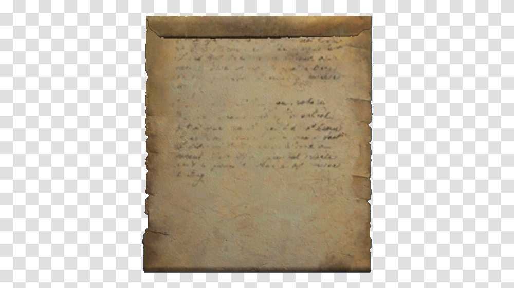 Note Fallout Notes, Diary, Page, Rug Transparent Png
