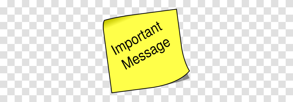 Note Important Message Clip Art, Label, Word, Business Card Transparent Png