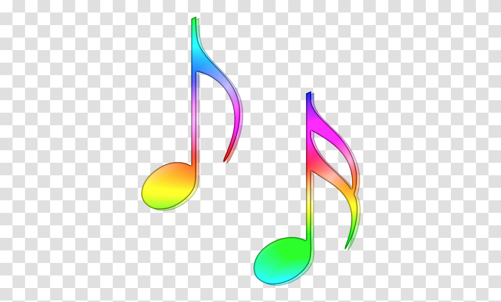 Note In Music Colored, Light, Label Transparent Png