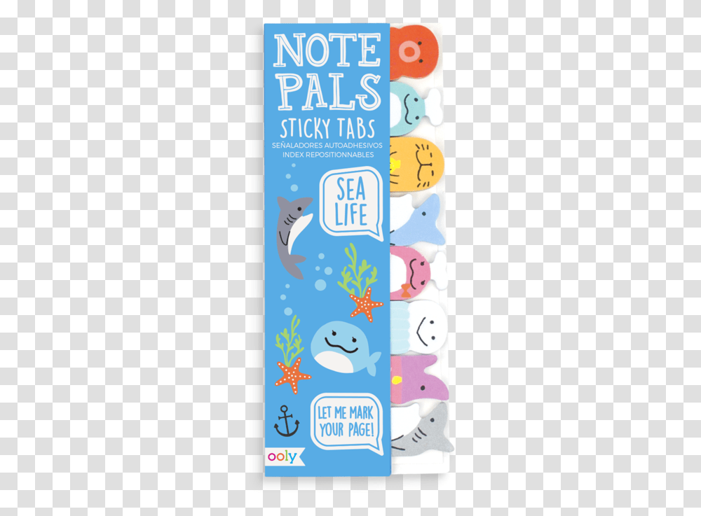 Note Pals Sticky Tabs, Greeting Card, Mail, Envelope, Sea Life Transparent Png