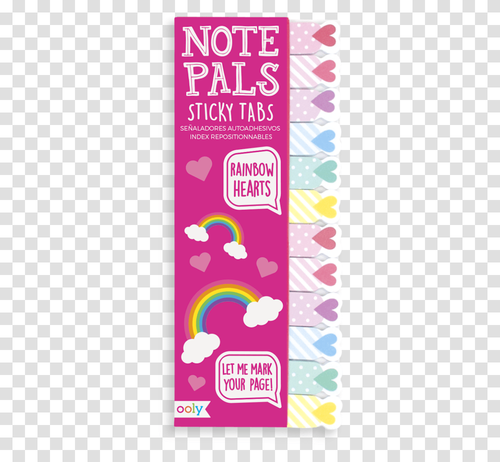 Note Pals Sticky Tabs Rainbow Hearts Note Pals Sticky Tabs, Electronics, Phone, Mobile Phone, Cell Phone Transparent Png