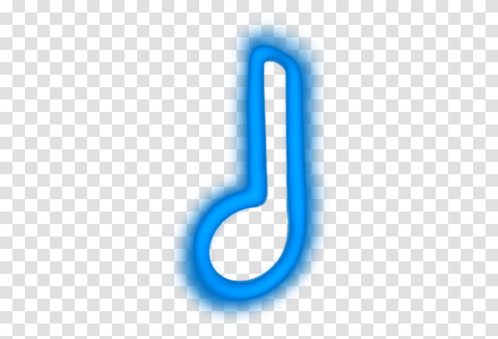 Note Quarternote Blue Neon Music Mydrawing Drawnwithpicsart Electric Blue, Hose, Purple, Light, Ice Transparent Png