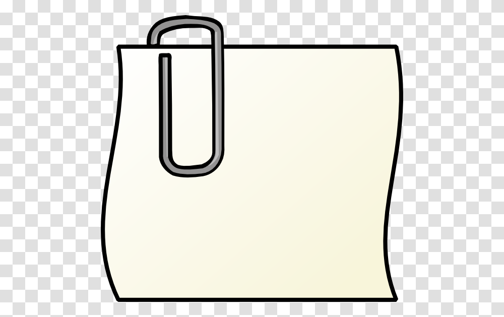 Note With Clip Art Paper Clip Art, Bag, Shopping Bag, Tote Bag, Briefcase Transparent Png
