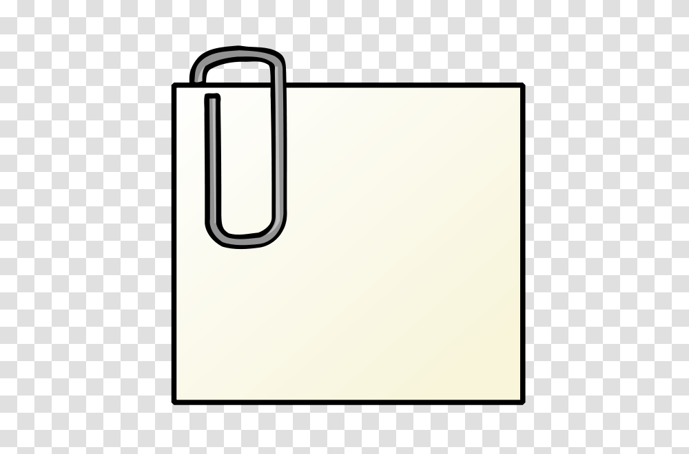 Note With Paperclip Clip Arts For Web, Shopping Bag, Sack, File Binder Transparent Png