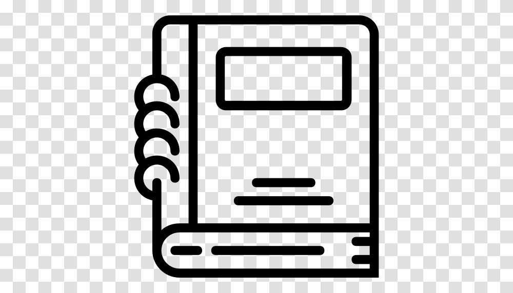 Notebook Agenda Icon, Gray, World Of Warcraft Transparent Png