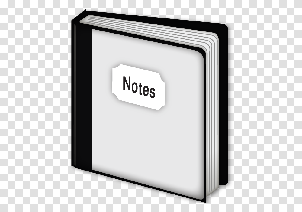 Notebook Emoji, Mailbox, Letterbox, Electronics Transparent Png