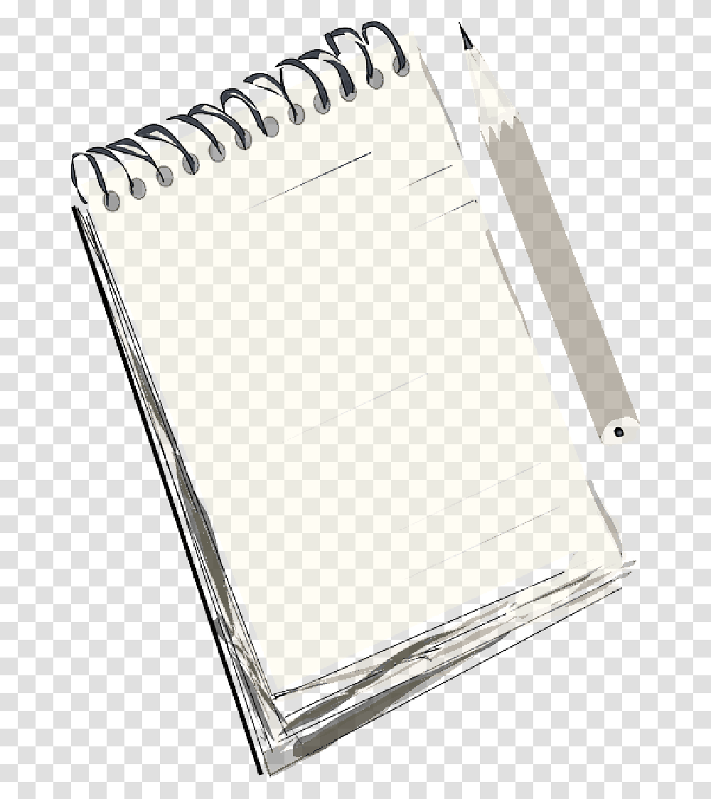 Notebook Icon Note Paper Pen Pencil Outline Sketchbook, Diary, Page Transparent Png