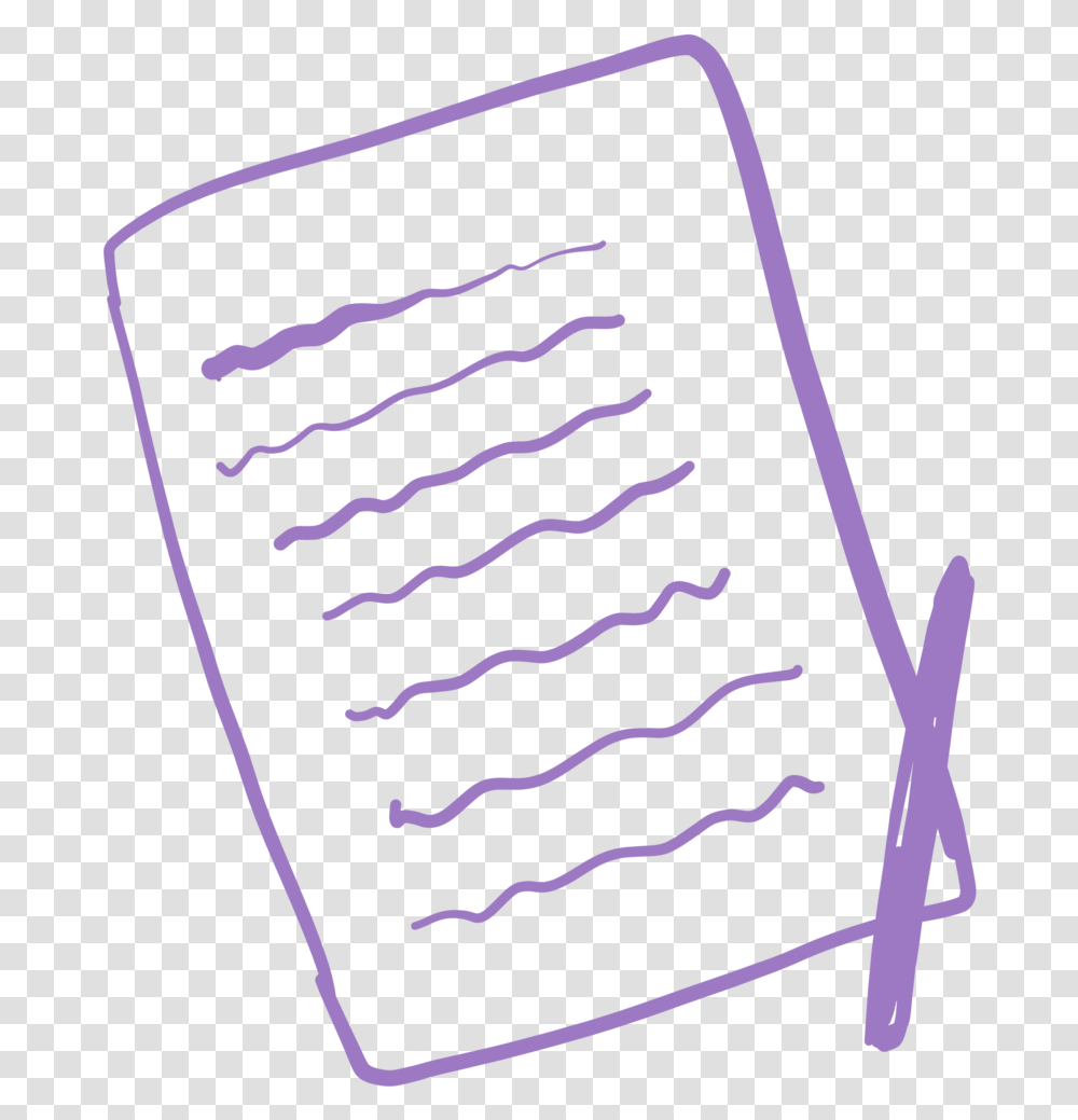 Notebook Icon Pencil Purple, Diary, Handwriting Transparent Png