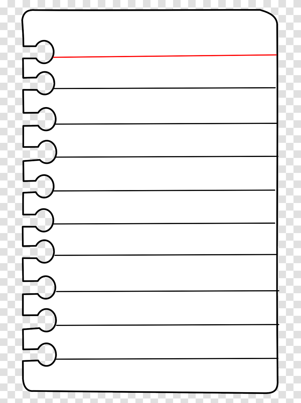 Notebook, Page, Word, Label Transparent Png