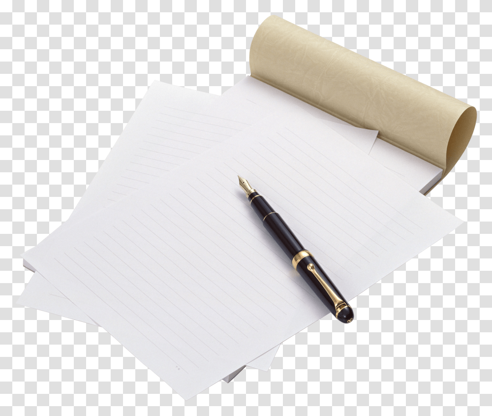 Notebook, Pen, Paper, Rug, Fountain Pen Transparent Png