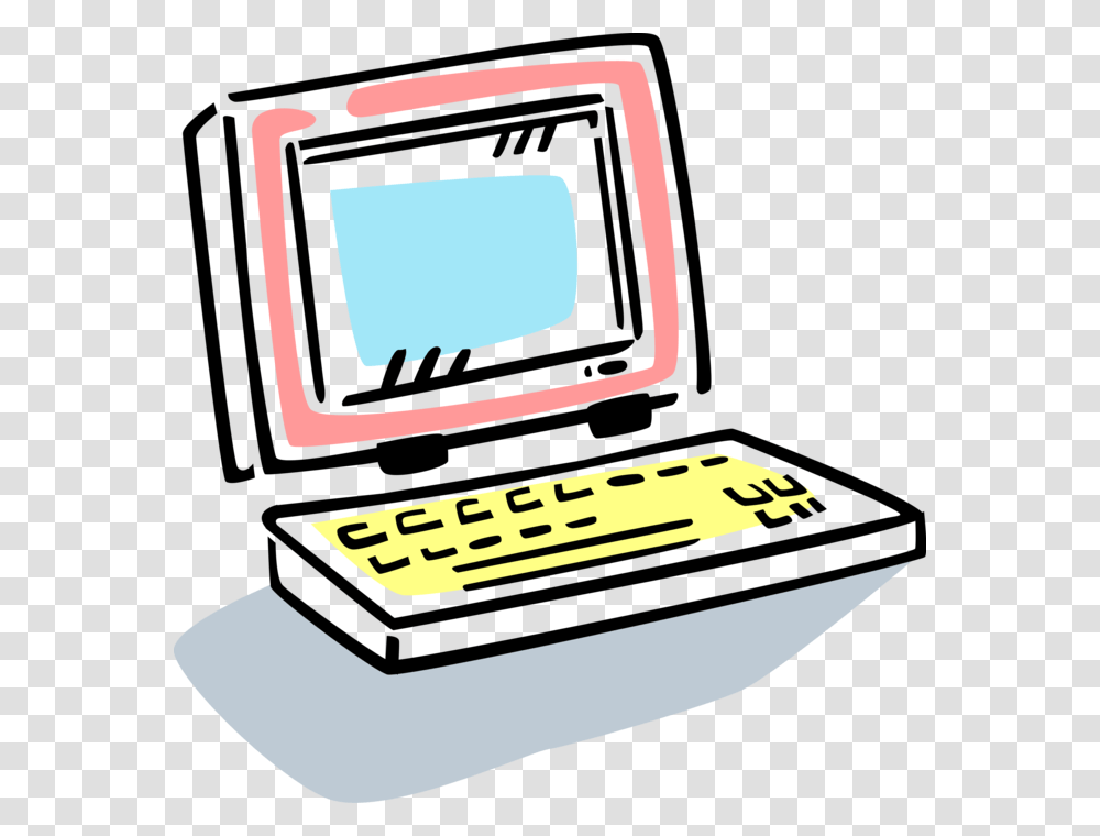 Notebook Portable Image Illustration, Computer, Electronics, Pc, Hand-Held Computer Transparent Png