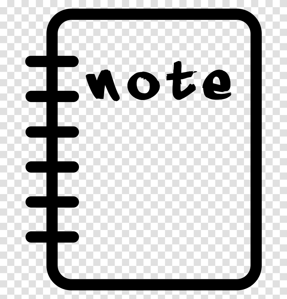 Notepad Black And White, Diary, Utility Pole, Page Transparent Png