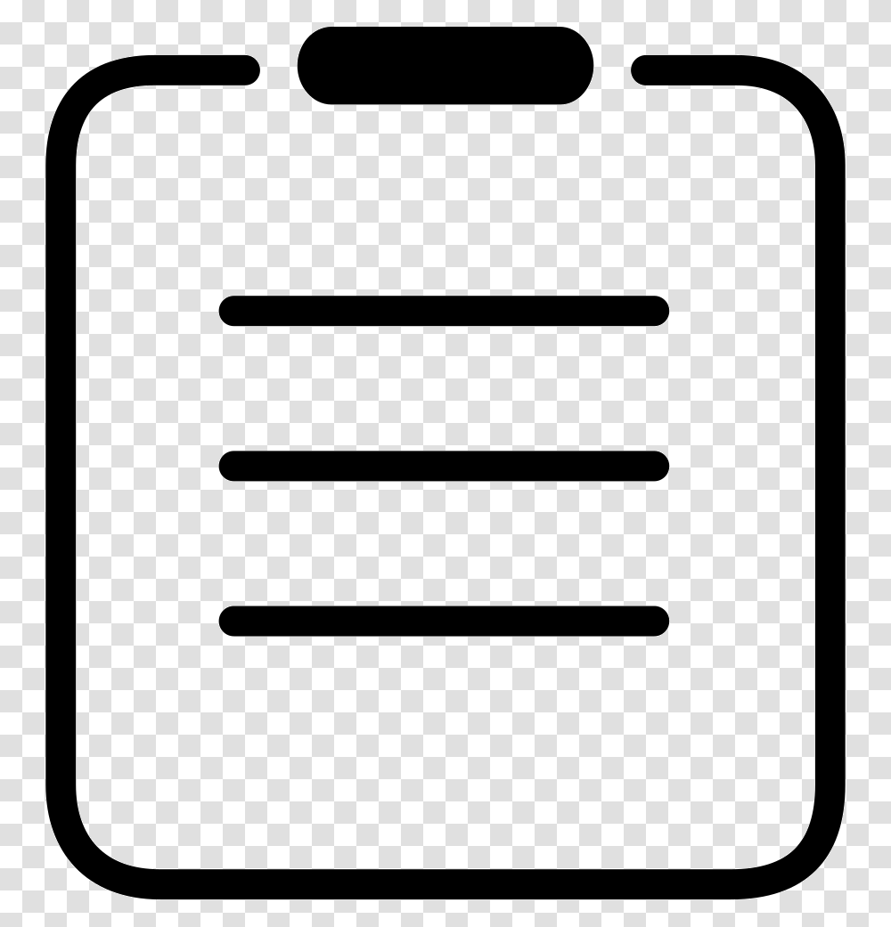 Notepad Icon Free Download, Fence, Label Transparent Png