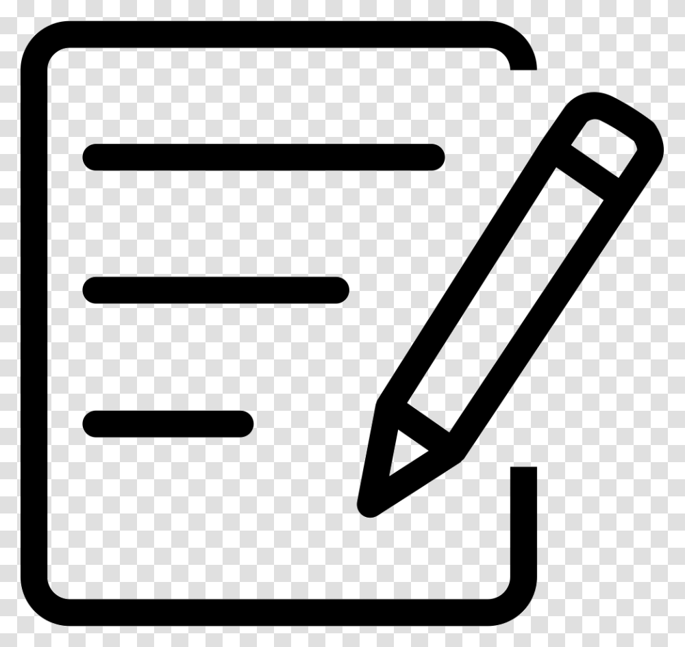 Notepad Icon Free Download, Sign, Stencil Transparent Png