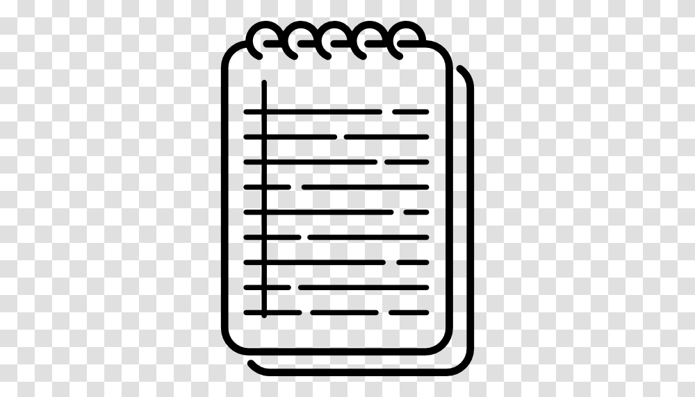 Notepad Icon, Label, Stencil, Page Transparent Png