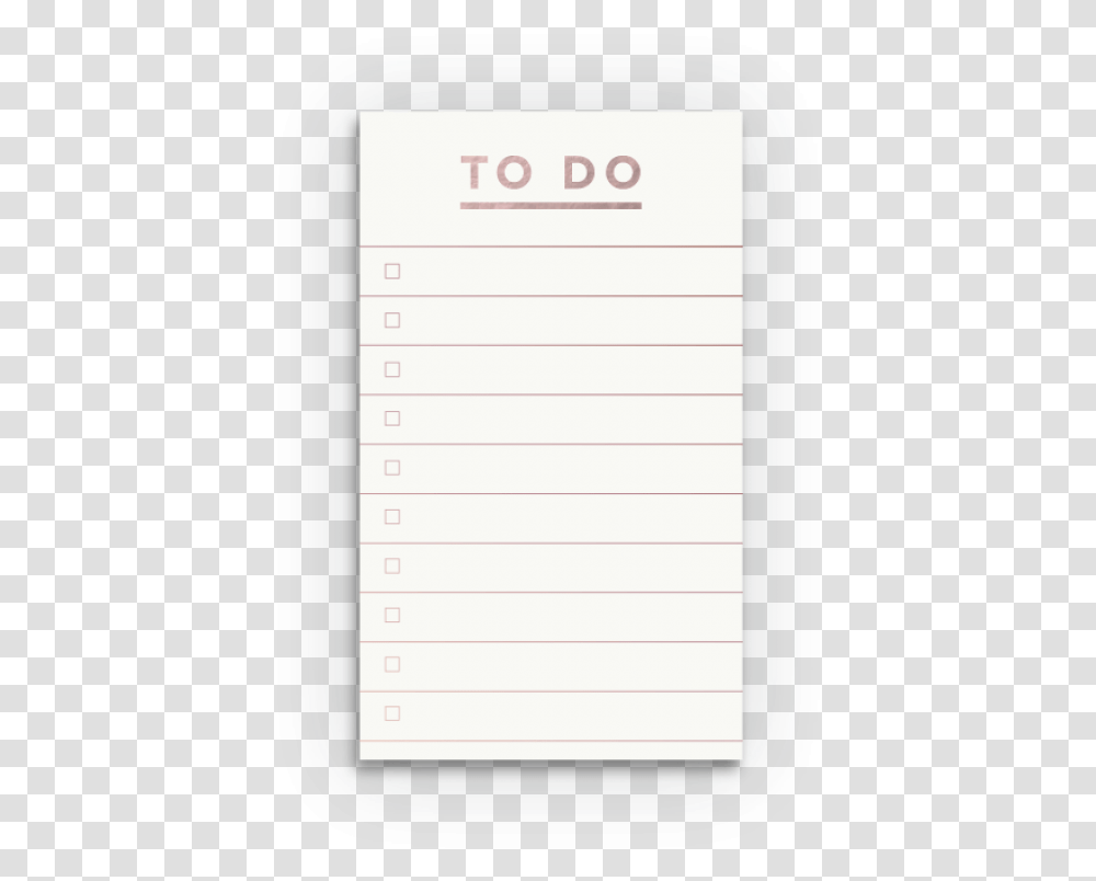 Notepad Paper White To Do Notepad Paper, Page, Mobile Phone, Electronics Transparent Png
