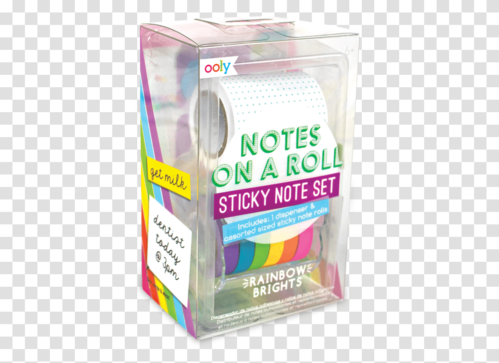 Notes On A Roll Sticky Notes Set Ooly Notes On A Roll, Paper, Plant, Food, Tissue Transparent Png