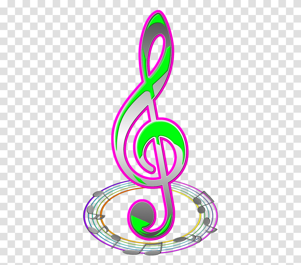 Notescorestreble Clefmelodymusicclip Artcolored Color Background Musical Notes Clip Art, Scissors, Blade, Weapon, Weaponry Transparent Png
