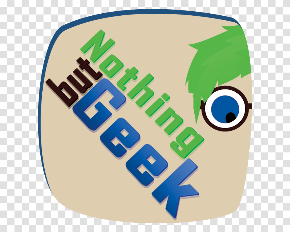 Nothing But Geek Logo Television Producer, Label, Text, Smile, Face Transparent Png