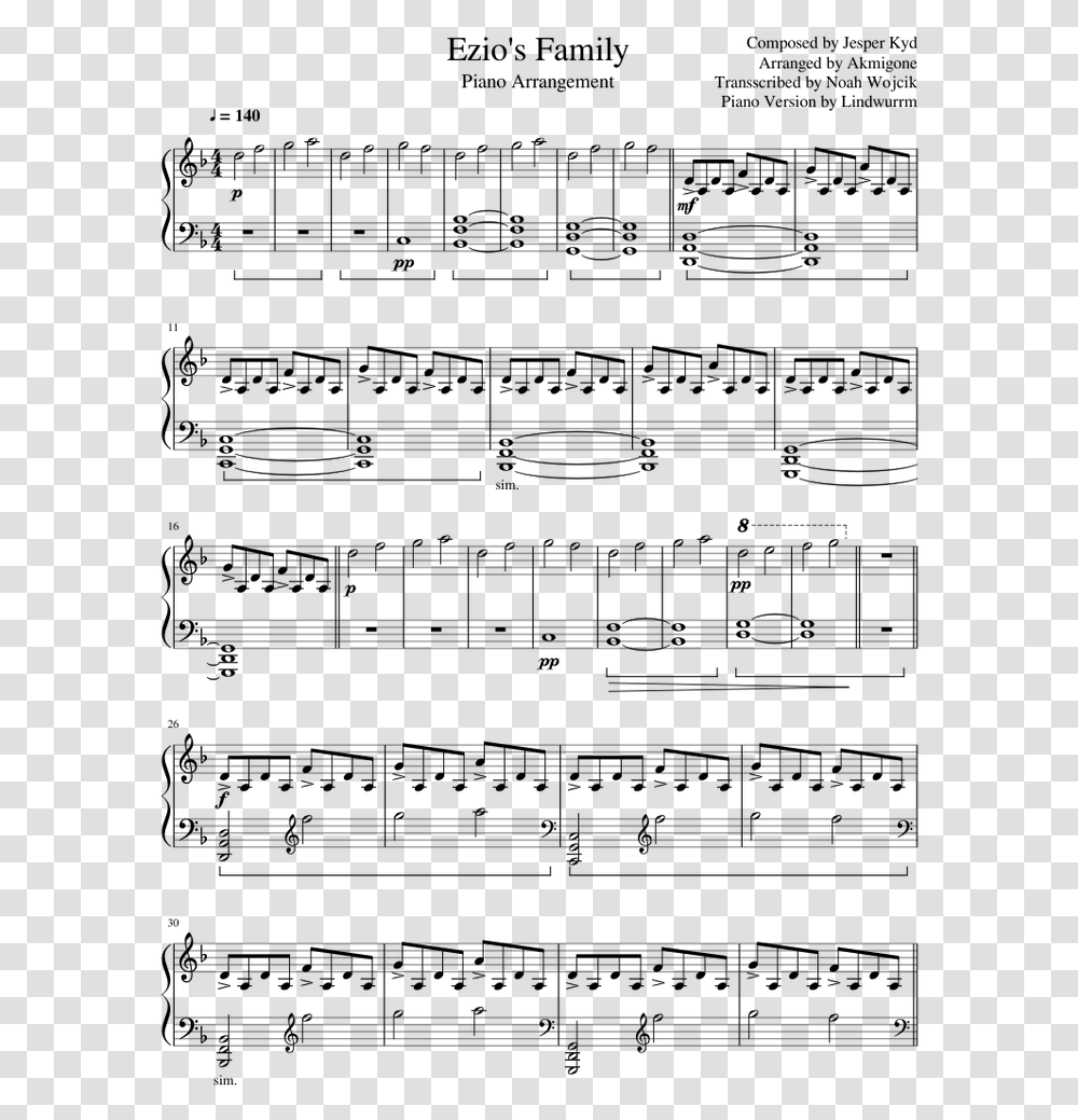 Nothing Holdin Me Back Piano Sheet Music, Gray, World Of Warcraft Transparent Png