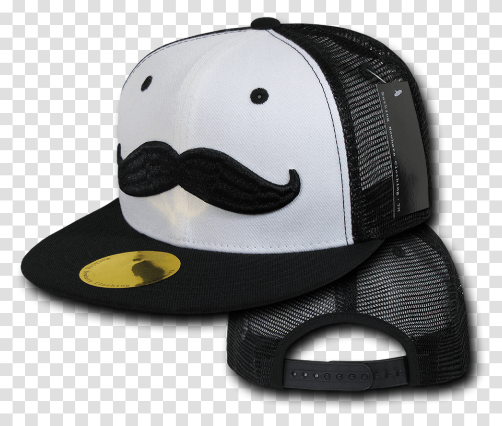 Nothing Nowhere Mustache Snapback Caps Hats Hat Cap Baseball Cap, Apparel, Helmet Transparent Png