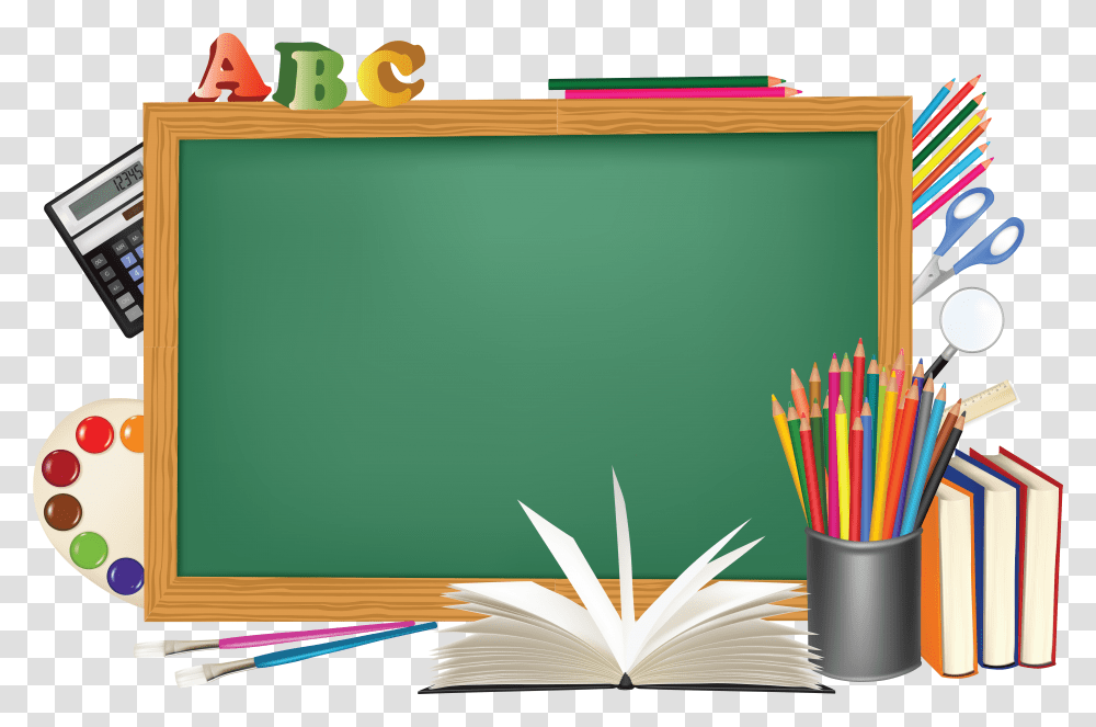 Notice Clipart Education, Blackboard, Pencil Transparent Png