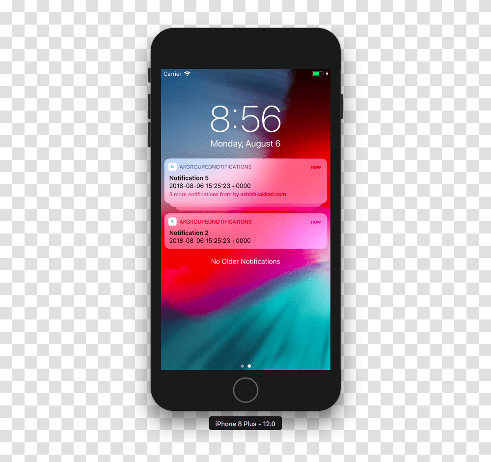 Notification Iphone Custom Local Notifications Swift, Mobile Phone, Electronics, Cell Phone Transparent Png