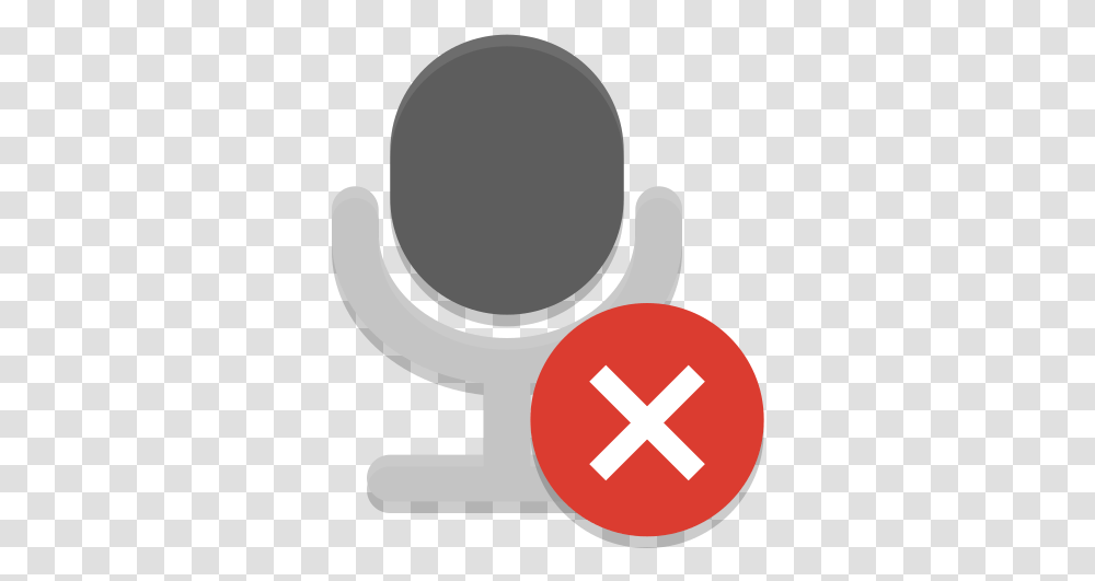 Notification Microphone Sensitivity Muted Icon Papirus Microphone Icon On Red, Symbol Transparent Png