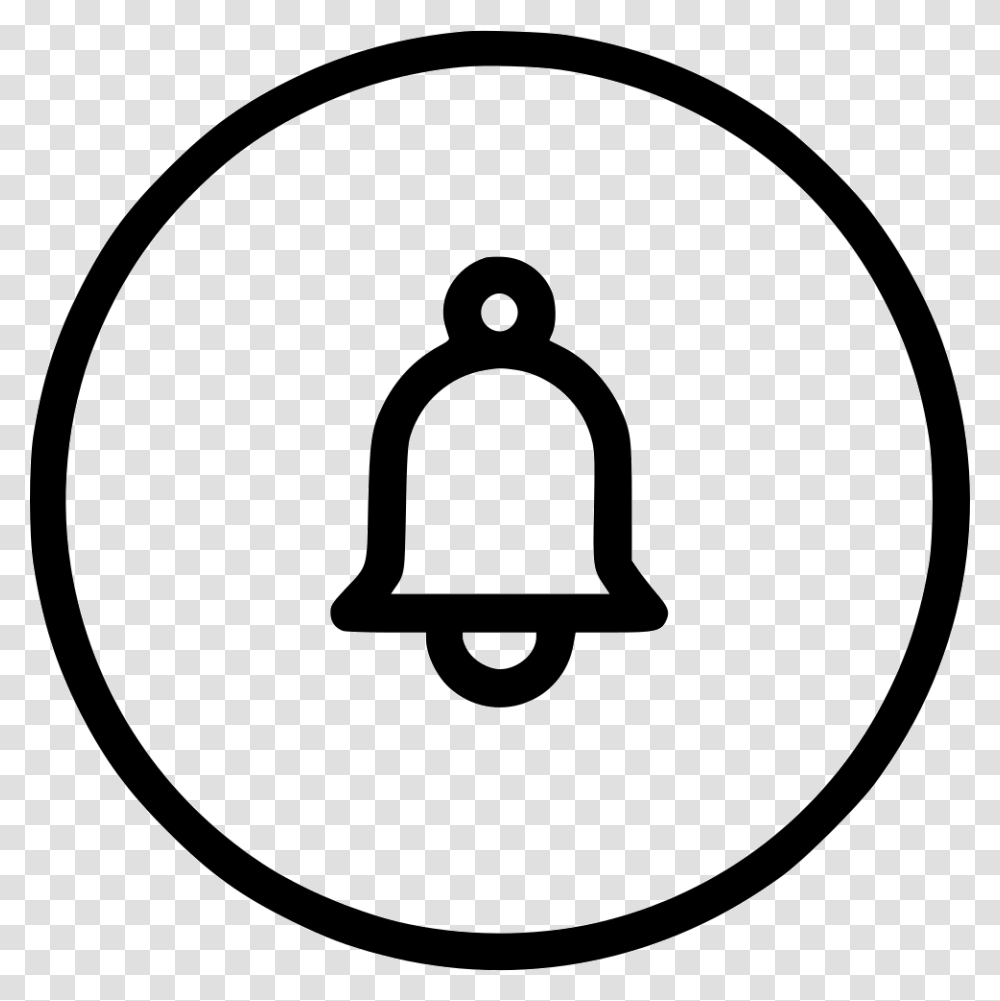 Notification Ui Alarm Bell Round Notice Remind Reminder Youtube Notification Bell, Logo, Trademark Transparent Png