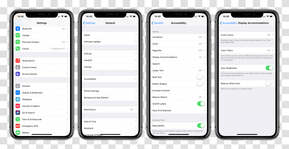 Notifications Setting Iphone X, Mobile Phone, Electronics, Cell Phone Transparent Png