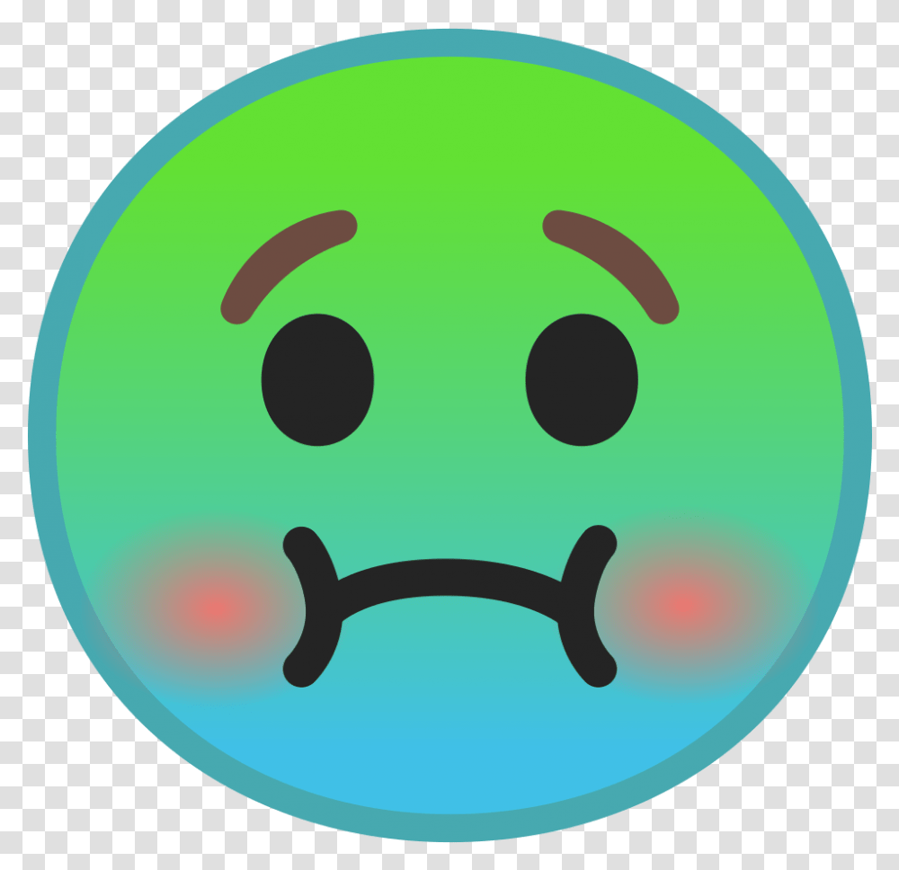 Noto Emoji Oreo 1f922 Grossed Out Emoji, Bowling Ball, Sport, Sports Transparent Png
