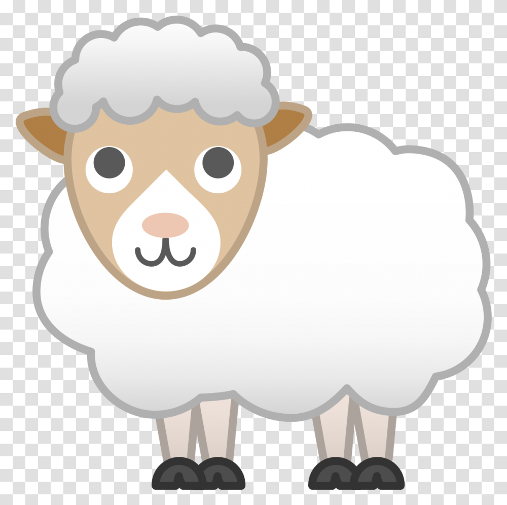Noto Emoji Pie 1f411 Emoji Schaap, Sheep, Mammal, Animal, Birthday Cake Transparent Png