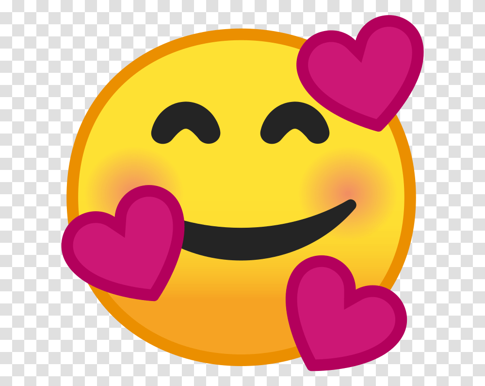 Noto Emoji Pie 1f970 Smiley Face Emoji, Heart, Label Transparent Png