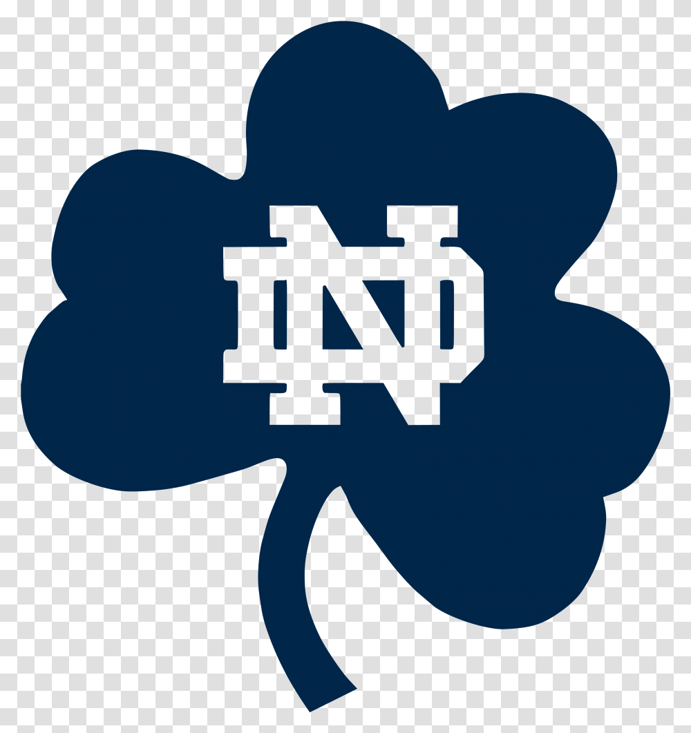 Notre Dame Football Fighting Irish Notre Dame Logo, Text, Hand, Alphabet, Cross Transparent Png