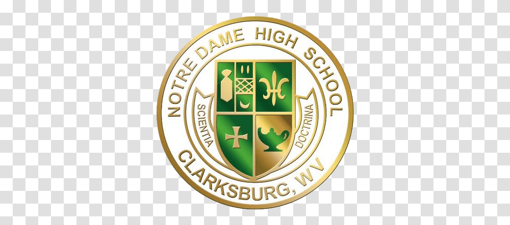 Notre Dame High School Clarksburg Wv Notre Dame High School Clarksburg Wv, Logo, Symbol, Trademark, Badge Transparent Png