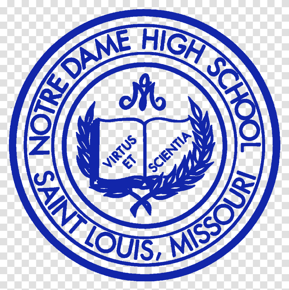 Notre Dame High School St Louis, Logo, Emblem, Badge Transparent Png