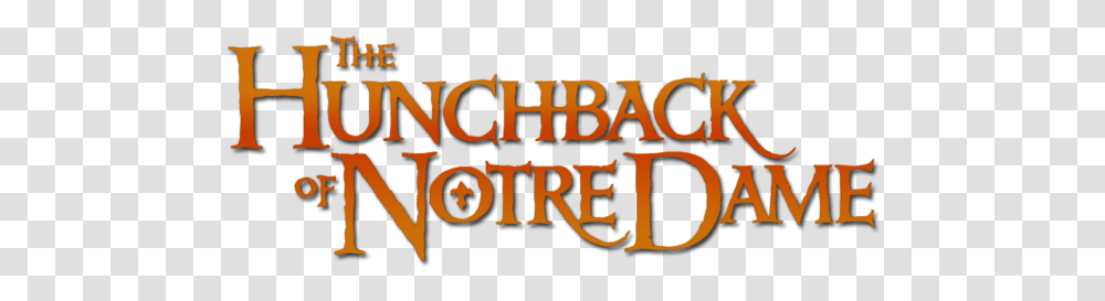 Notre Dame Logo Hunchback Of Notre Dame, Text, Alphabet, Word, Poster Transparent Png