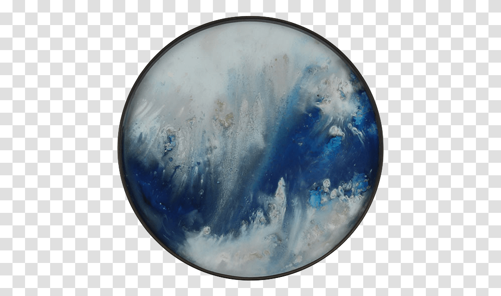 Notre Monde Blue Mist Organic Tray, Moon, Outer Space, Night, Astronomy Transparent Png