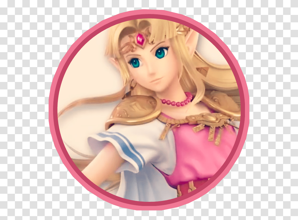 Notsplatoon Icon Zeldabreathofthewild Zeldaedit Zelda De Super Smash Bros Ultimate, Doll, Toy, Figurine, Barbie Transparent Png