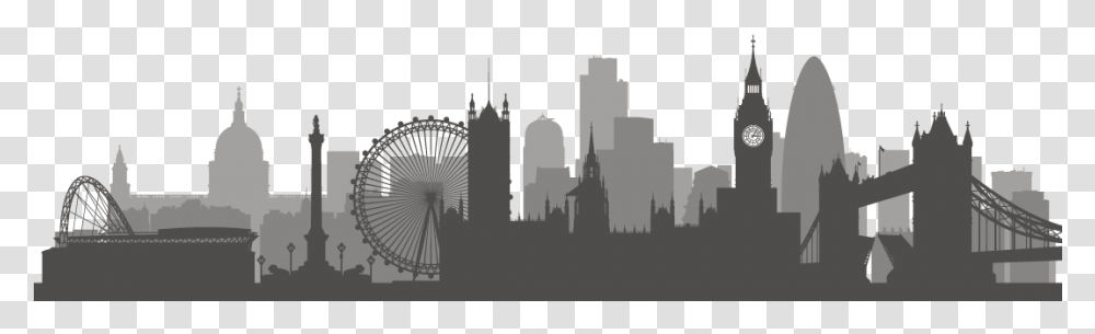 Nottingham Skyline Silhouette London Skyline, Architecture, Building, Urban, City Transparent Png