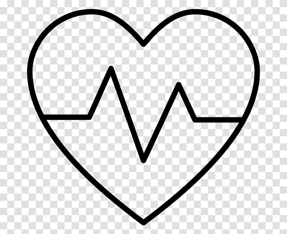 Noun Project Heartbeat Icon Cc Black And White Clipart Laugh Face, Gray, World Of Warcraft Transparent Png