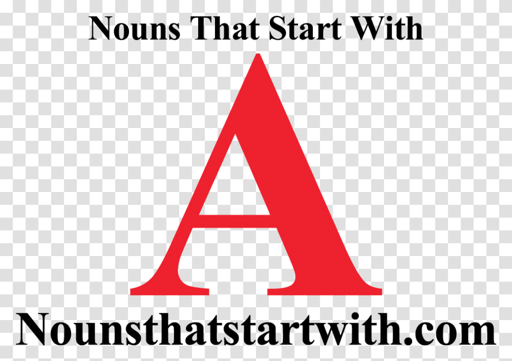 Nouns That Start With A Hair Extensions, Triangle, Alphabet Transparent Png