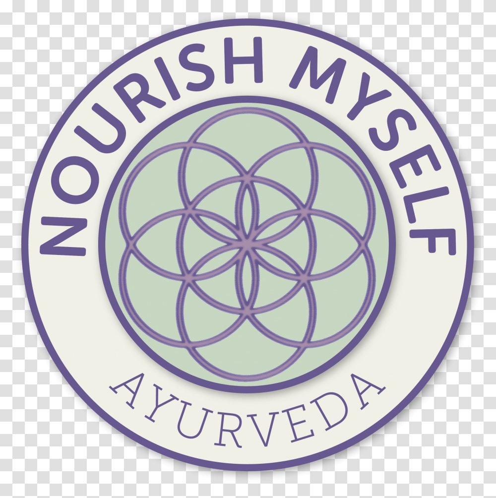 Nourish Myself Ayurveda Circle, Logo, Trademark, Rug Transparent Png