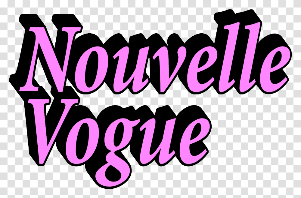Nouvelle Vogue Creative Fashion Web Magazines Vogue, Text, Alphabet, Word, Handwriting Transparent Png