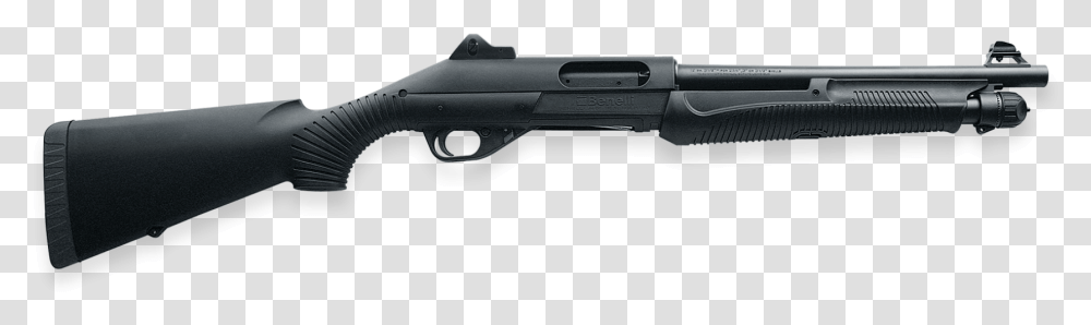 Nova Pump Action Shotgun Shown In Black Benelli Nova, Weapon, Weaponry, Rifle, Handgun Transparent Png