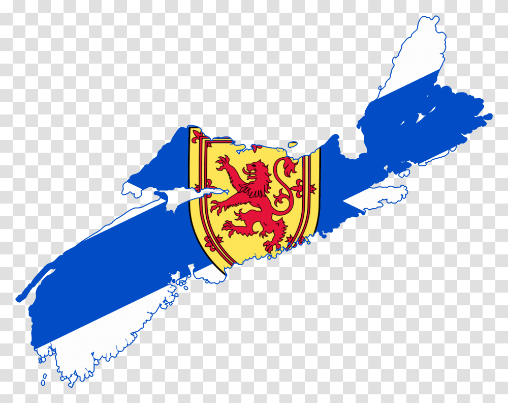 Nova Scotia Flag Province, Label, Whistle, Light, Handle Transparent Png