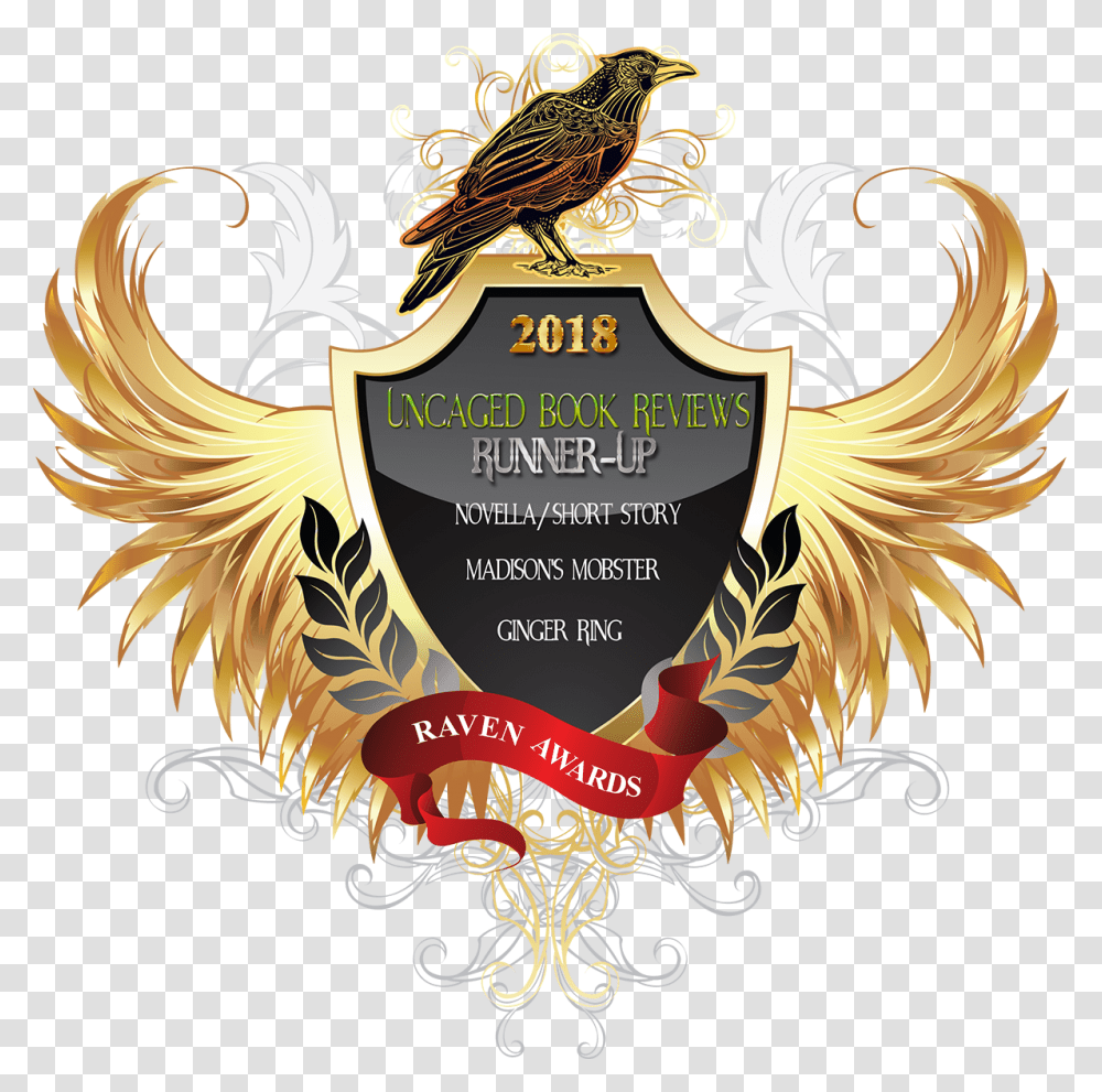 Novellashort Runnerup Shield With Golden Wings, Bird, Animal, Building, Partridge Transparent Png