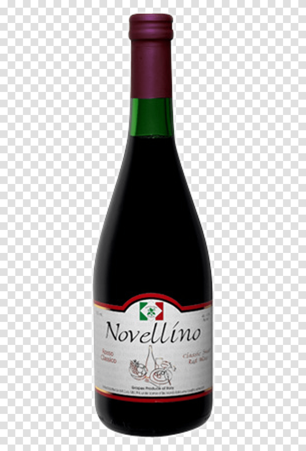 Novellino Rosso Classico 75 Cl Novellino Wine, Red Wine, Alcohol, Beverage, Drink Transparent Png